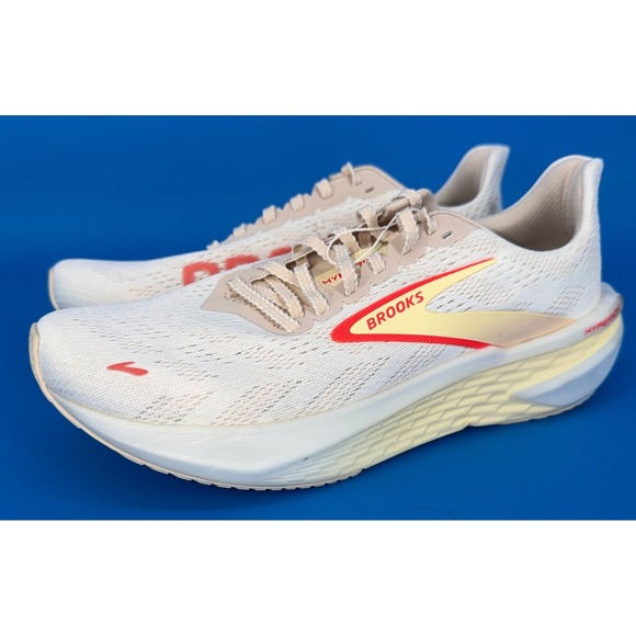 Brooks Shoes - Brooks Hyperion Tempo Women's Running Shoes White Red Size 7.5